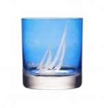 Yachting Double Old Fashioned - Quest - Blue Measurements:  Height 9.8 cm • 3.9 in
Length 8.8 cm • 3.5 in
Volume:  365 ml • 12.3 oz

Motif:  Quest
Shape:  Double Old Fashioned
Characteristics:  100% Lead-Free Crystal, Mouth-Blown and Hand-Engraved

Care & Use:  Hand wash only - Not Dishwasher Safe
Color:  Blue 